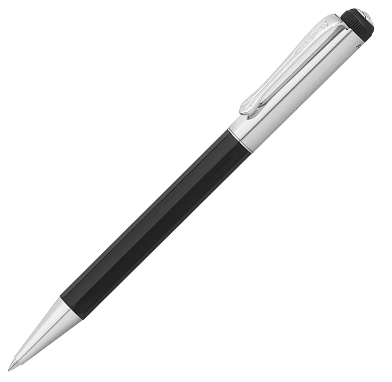 Kaweco Elegance Ballpoint Pen, Black & Chrome