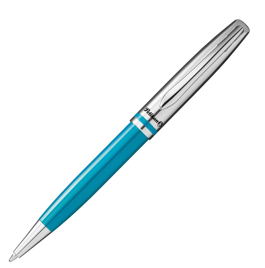 Pelikan Jazz Classic Ballpoint Pen, Petrol & Chrome