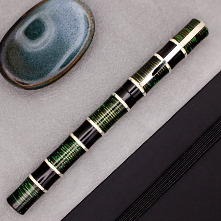 Visconti Limited Edition Asia Bamboo Fountain Pen, Green