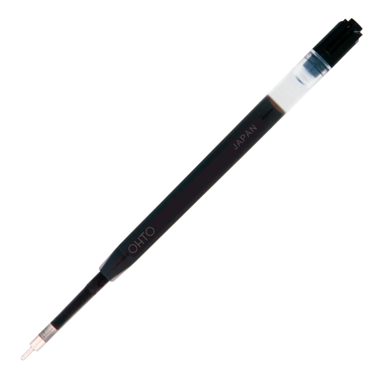 Ohto Flash Dry GS01 Parker Style Ballpoint Pen Refill, Needlepoint .7mm, Black Ink