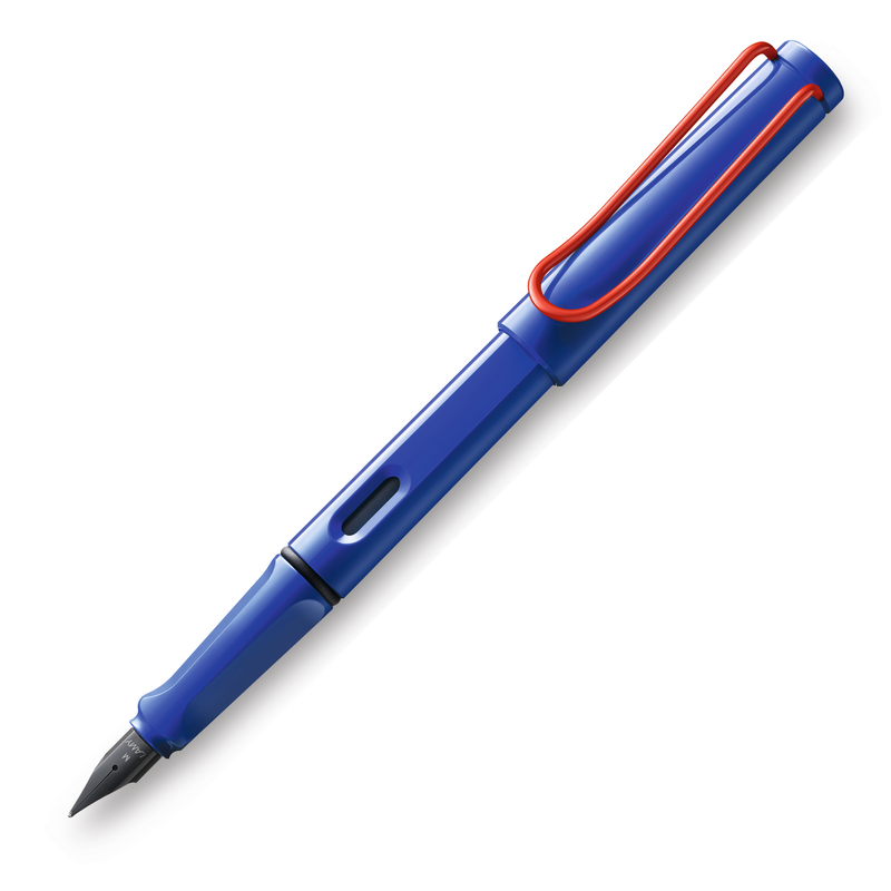 Lamy Safari Retro Edition Fountain Pen, Blue & Red
