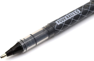 Ohto Fude Liquid Ink Rollerball Pen. 1.5mm, Extra Bold, Black Body & Ink