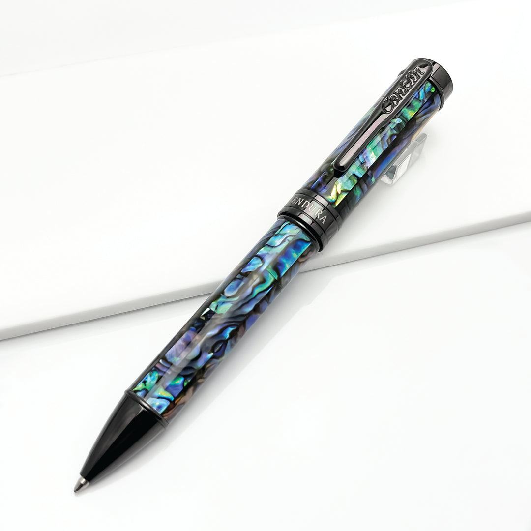 conklin-endura-abalone-gunmetal-ballpoint-pen-pensavings