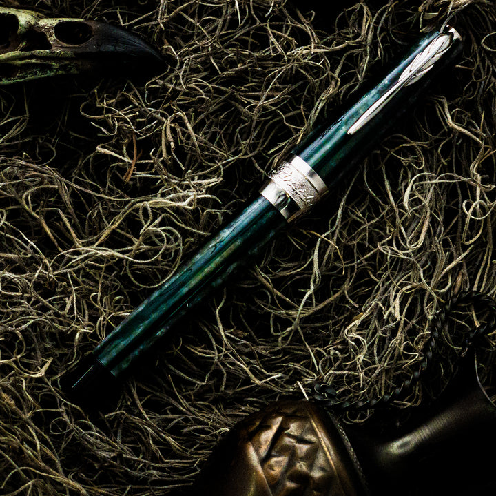 pineider-arco-beetle-green-rollerball-pen-pensavings