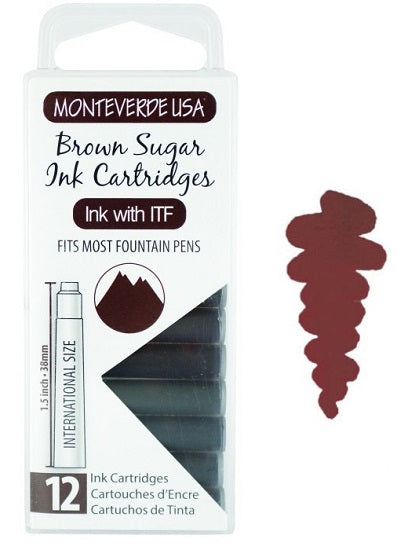 monteverde-ink-cartridge-brown-sugar-pensavings