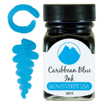 monteverde-Caribbean-blue-ink-bottle-pensavings