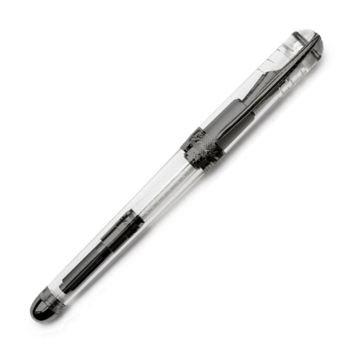 Pineider Avatar UR Demo Black Trim Clear Fountain Pen, Medium