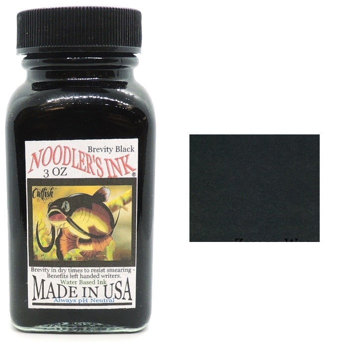 Noodlers Fountain Pen Ink Bottle - Brevity Black