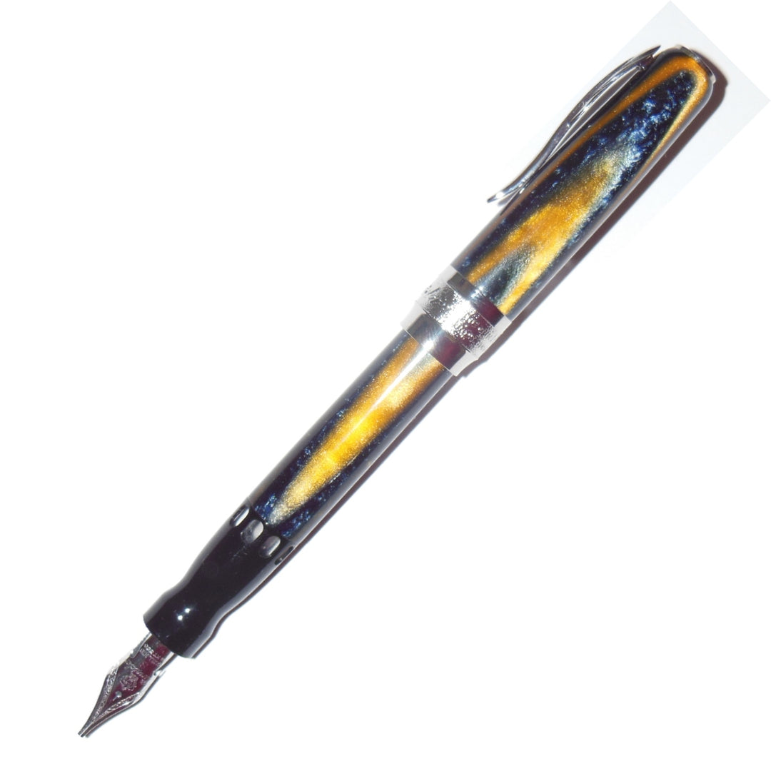 pineider-arco-blue-bee-fountain-actual-pen-stub-pensavings