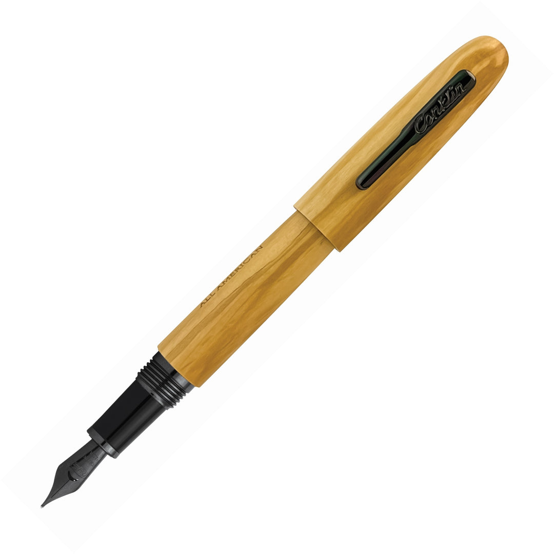 conklin-all-american-olive-wood-fountain-pen-pensavings