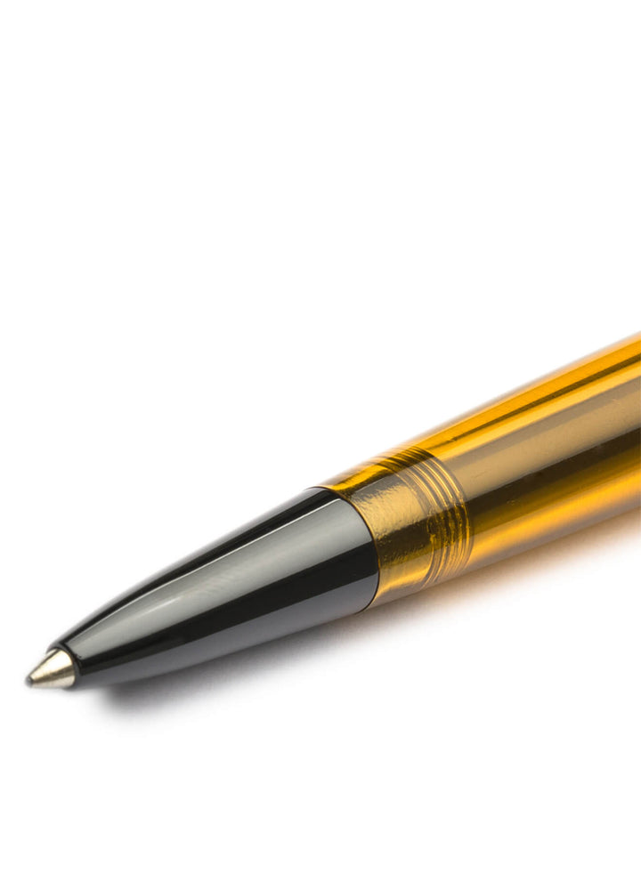 Pineider Avatar UR Demo Black Trim Ballpoint, Amber