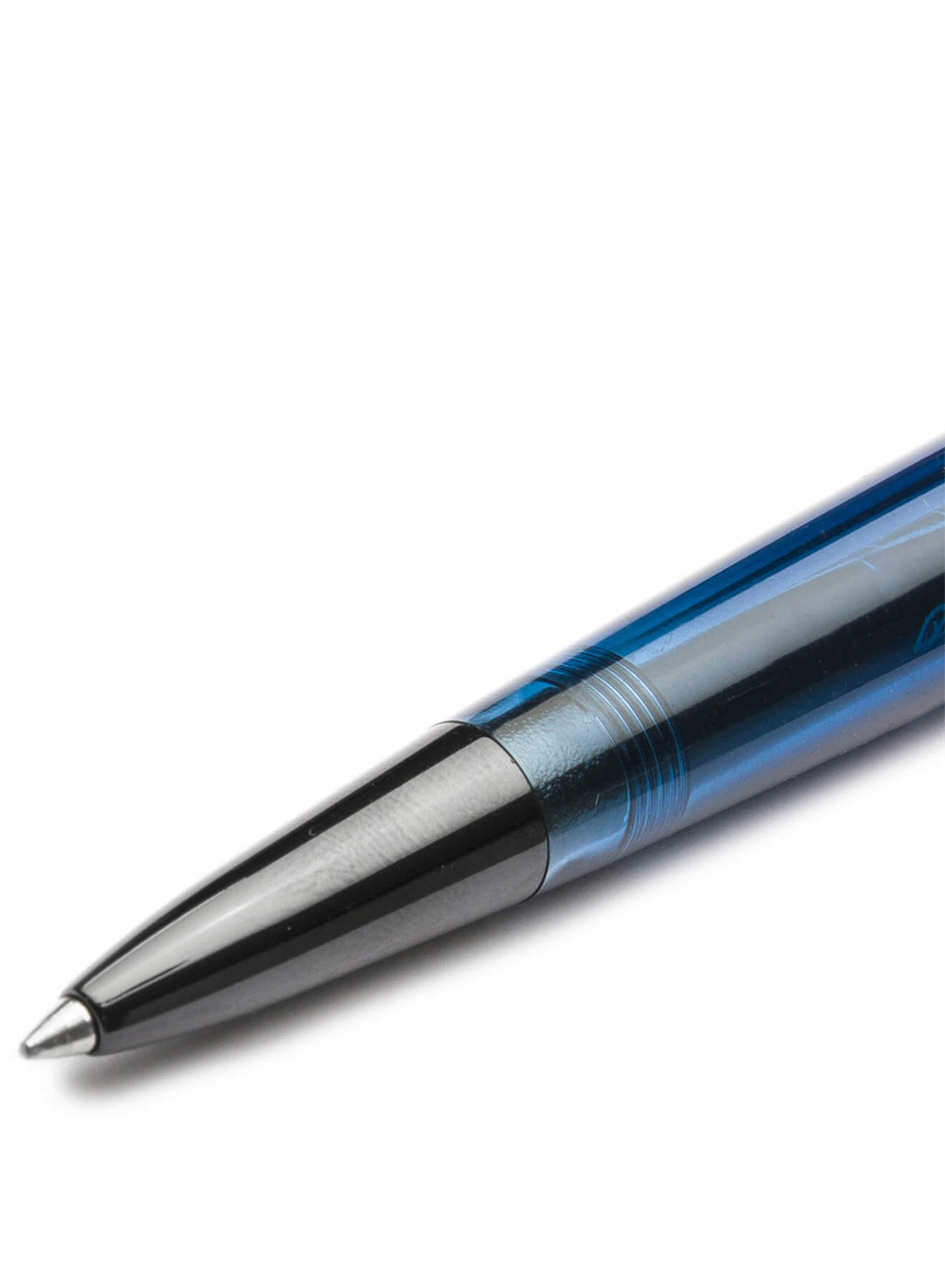 Pineider Avatar UR Demo Black Trim Ballpoint, Sky Blue