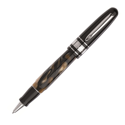 marlen-class-brown-marble-rollerball-pen-pensavings