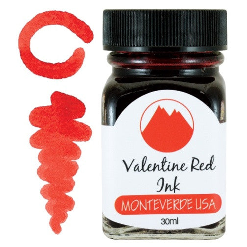 Monteverde 30ml Fountain Pen Ink Bottle, Valentine Red