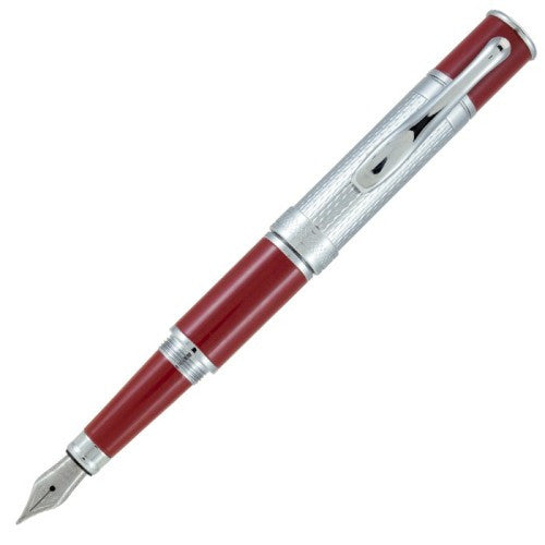 Monteverde Mini Jewelria Fountain Pen - Burgundy Barley - Medium Nib