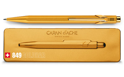 Caran D'Ache 849 Goldbar Ballpoint Pen, #849.999G