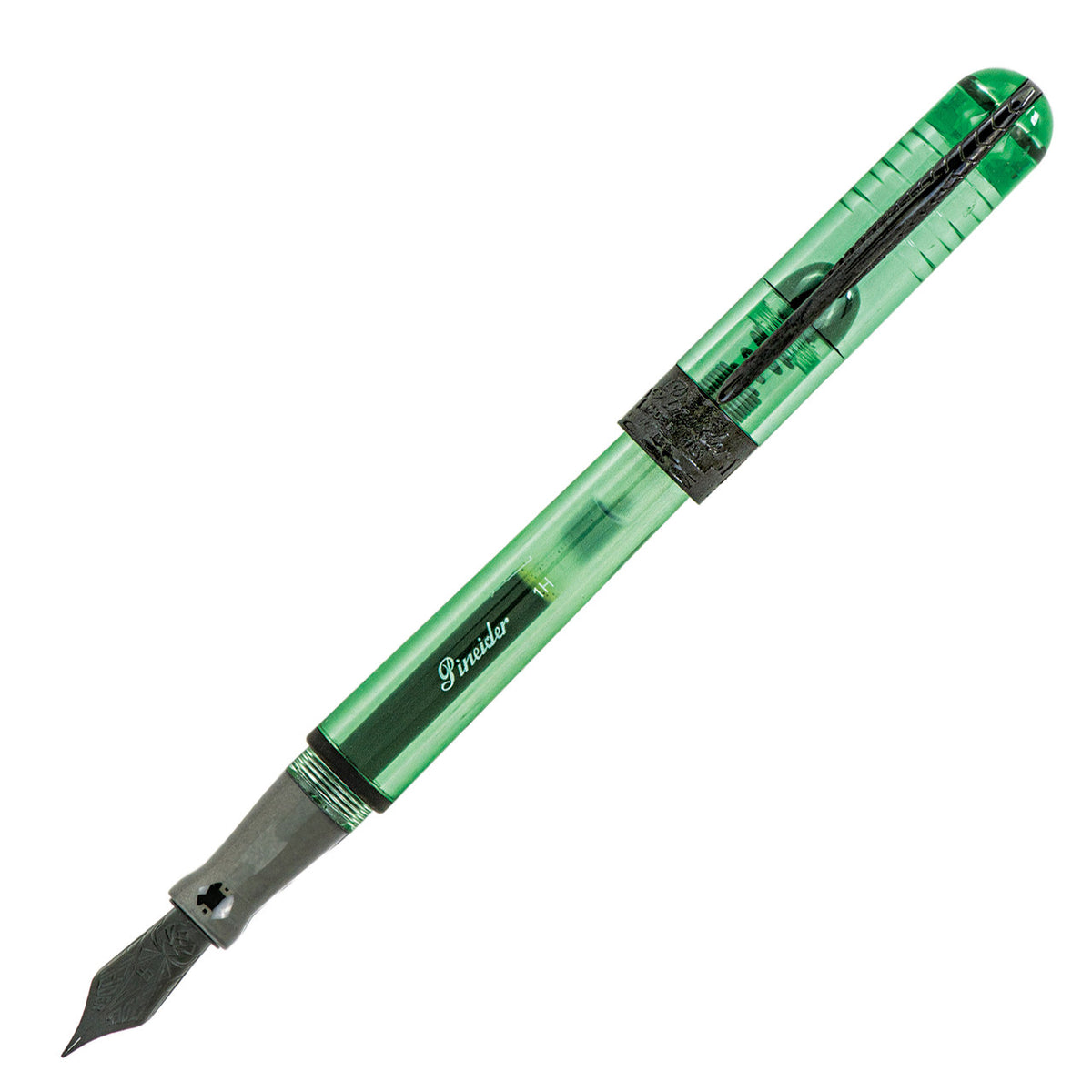 Pineider Avatar UR Demo Black Fountain Pen, Mint