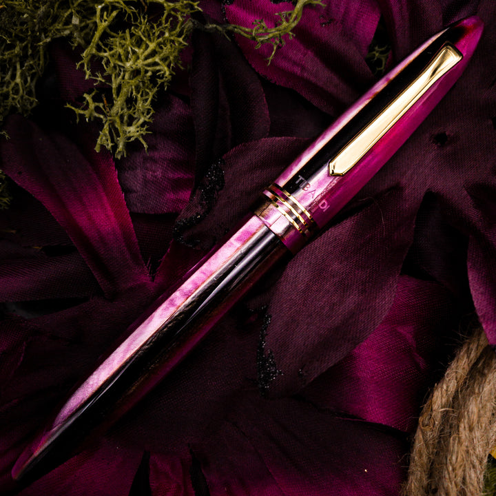 Tibaldi Bonania Zany Brown & Pink Fountain Pen