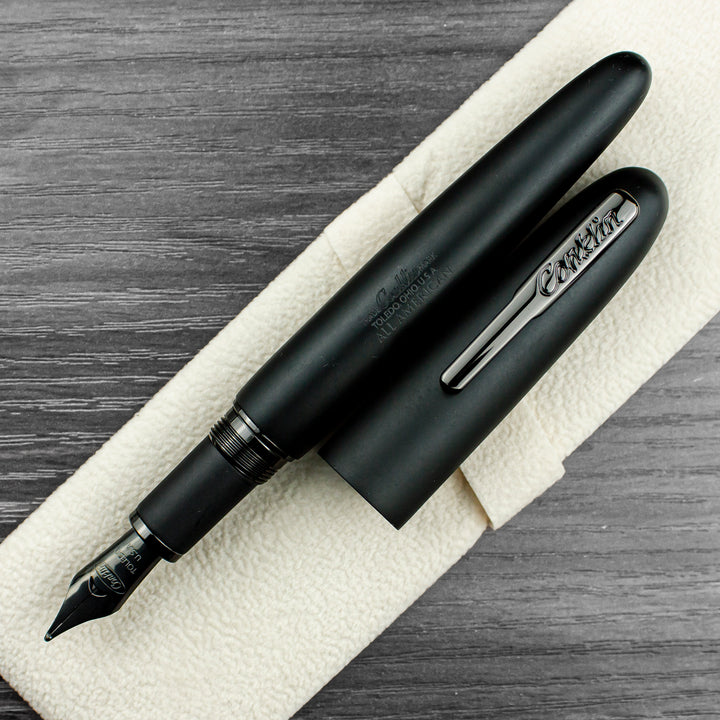 Conklin All American Limited Edition Fountain Pen, Matte Black & Gunmetal