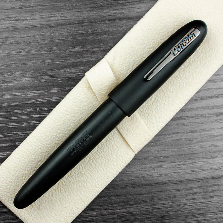 Conklin All American Limited Edition Fountain Pen, Matte Black & Gunmetal