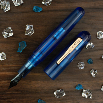 Conklin All American Fountain Pen, Special Eyedropper Edition, Demo Blue