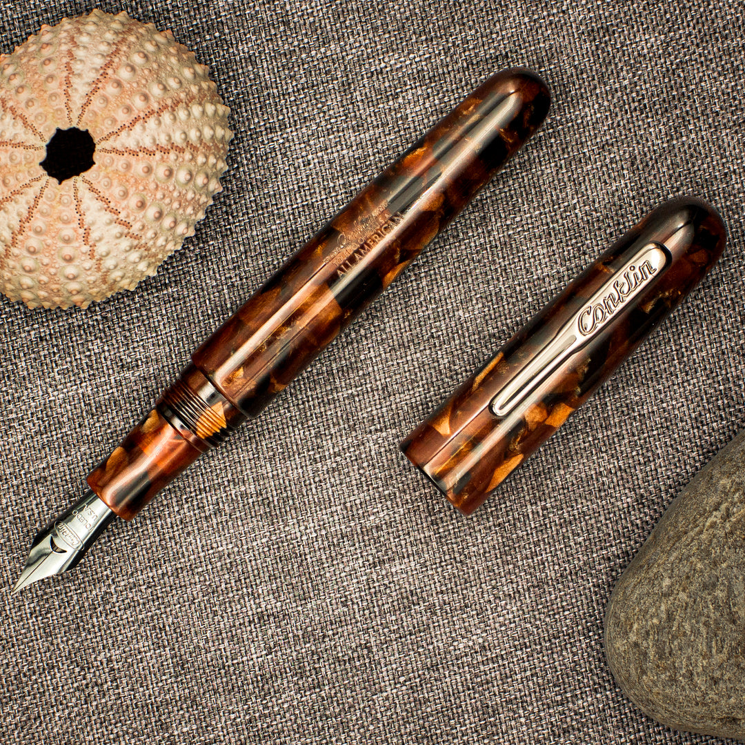 Conklin All American Fountain Pen, Brownstone