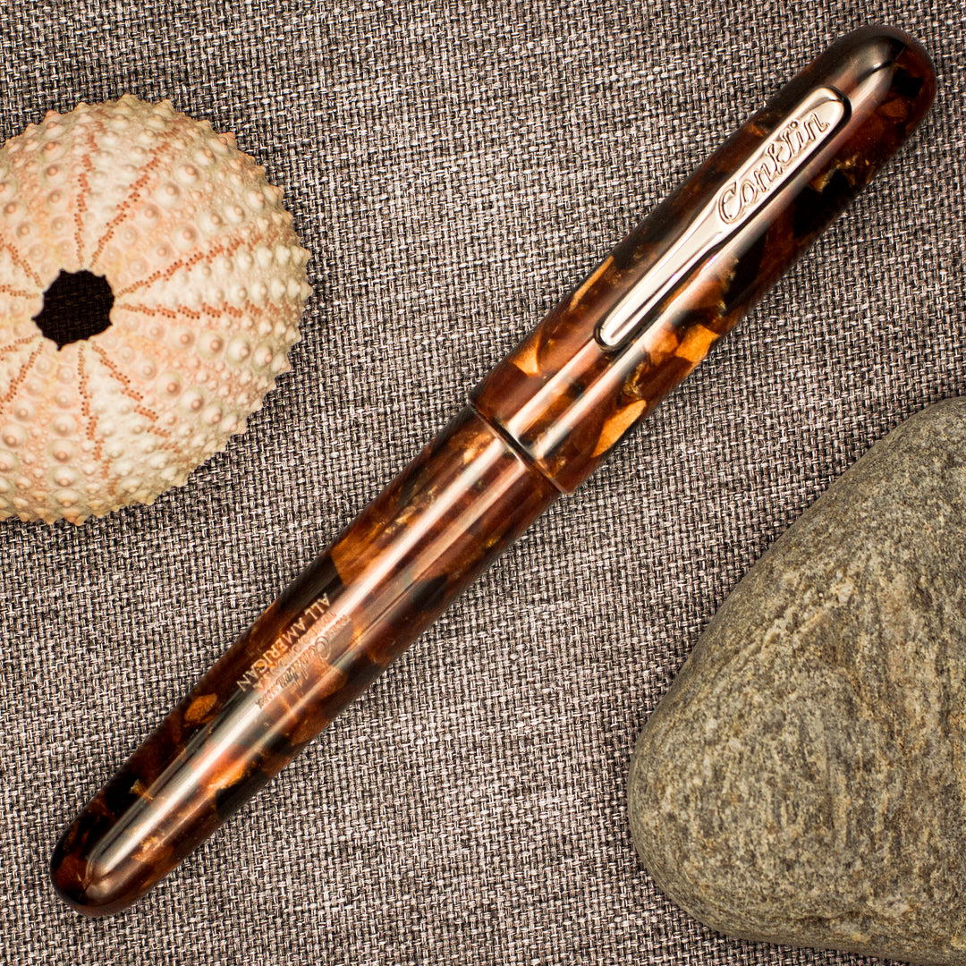 Conklin All American Fountain Pen, Brownstone