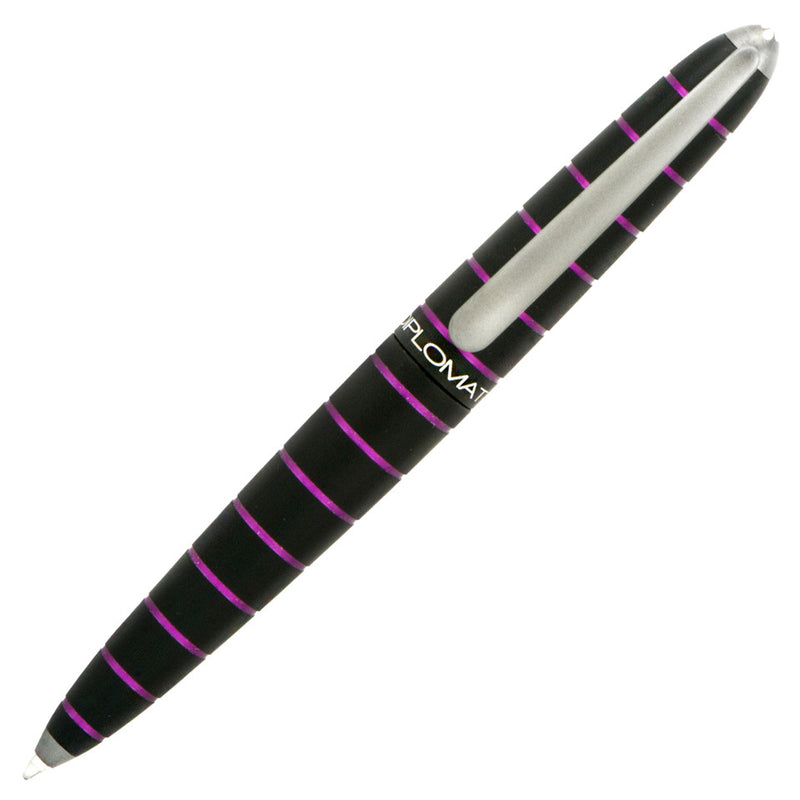 Diplomat Elox Ballpoint Pen, Purple & Black