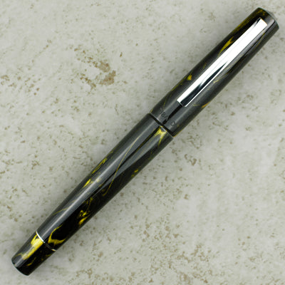 Tibaldi Infrangibile Rollerball Pen, Black & Gold