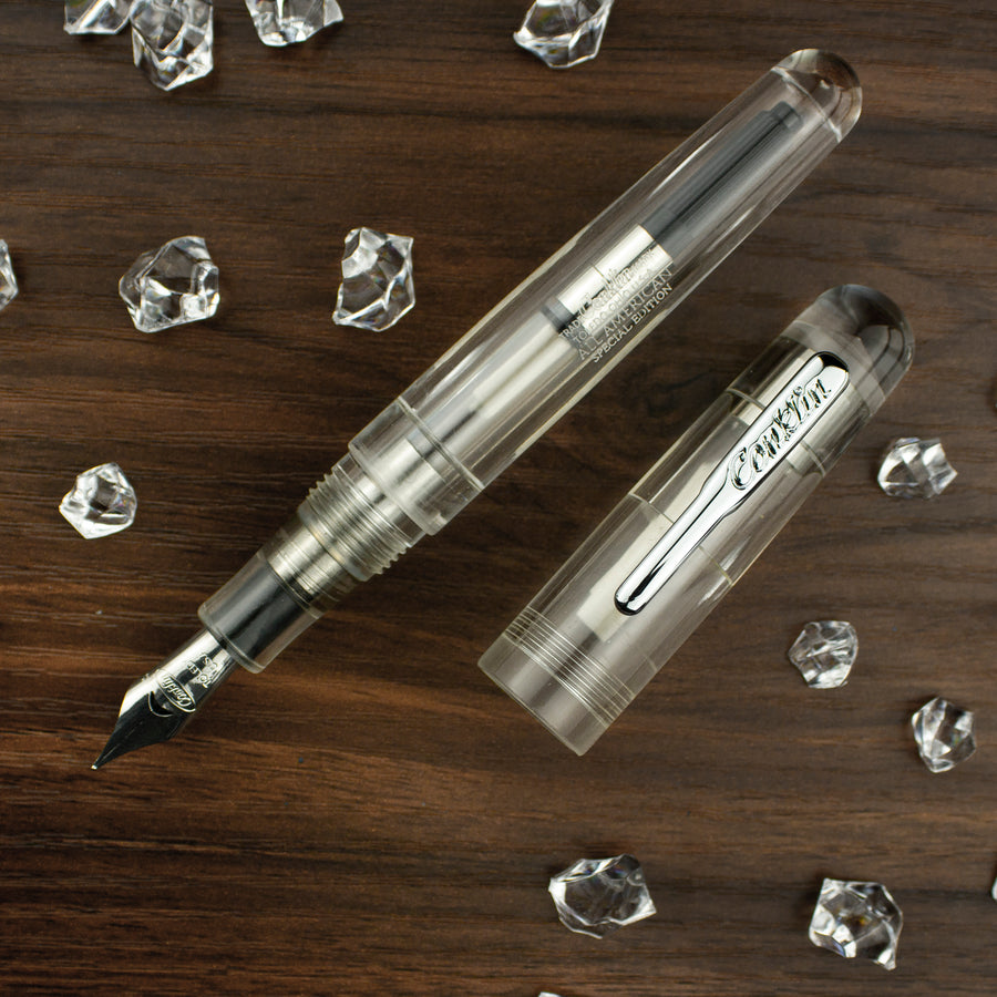 Conklin All American Eyedropper Fountain Pen, Clear Demonstrator, JoWo Nib