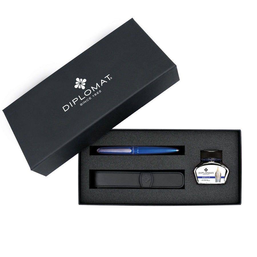 diplomat-aero-fountain-pen-gift-set-blue-pensavings