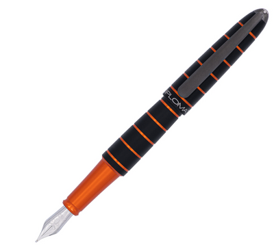 diplomat-elox-black-orange-fountain-pen-pensavings