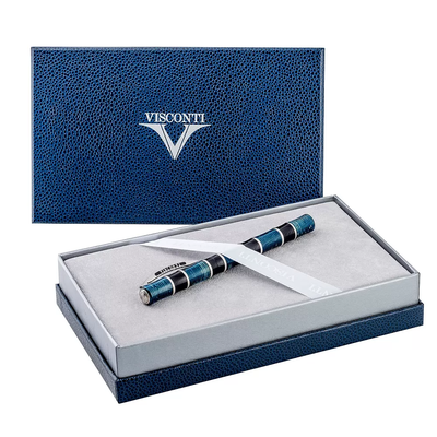 Visconti Limited Edition Asia Bamboo Fountain Pen, Blue