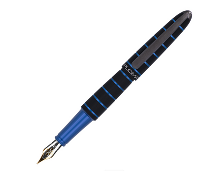 diplomat-elox-black-blue-fountain-pen-14k-gold-pensavings