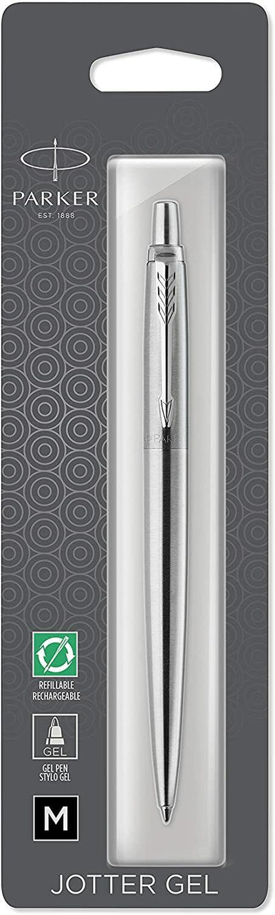 Parker Jotter Ballpoint Pen, Gel Ink, Stainless Steel