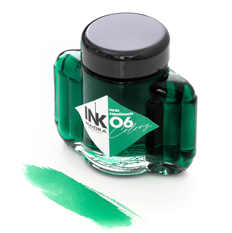 Maiora Premium Fountain Pen Ink Bottle, Green, 67ml