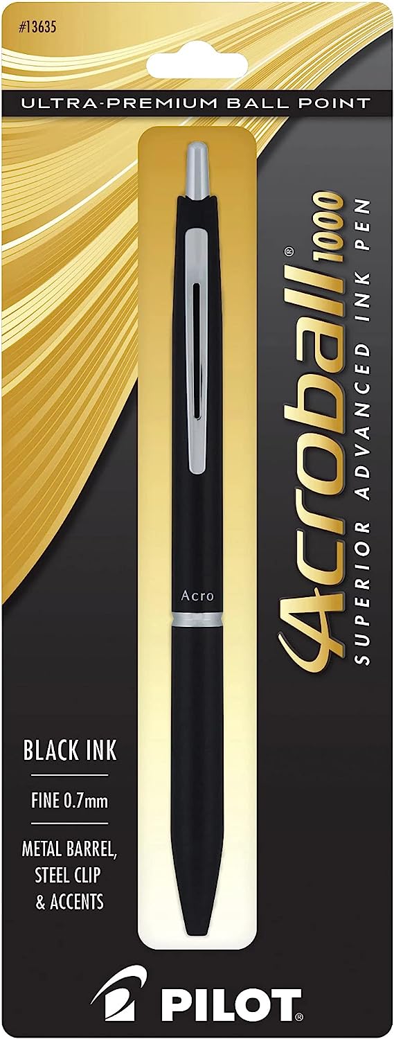 Pilot Acroball 1000 Ballpoint Pen, Black