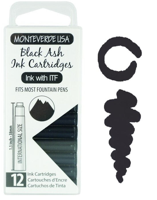 monteverde-ink-cartridge-black-ash-pensavings