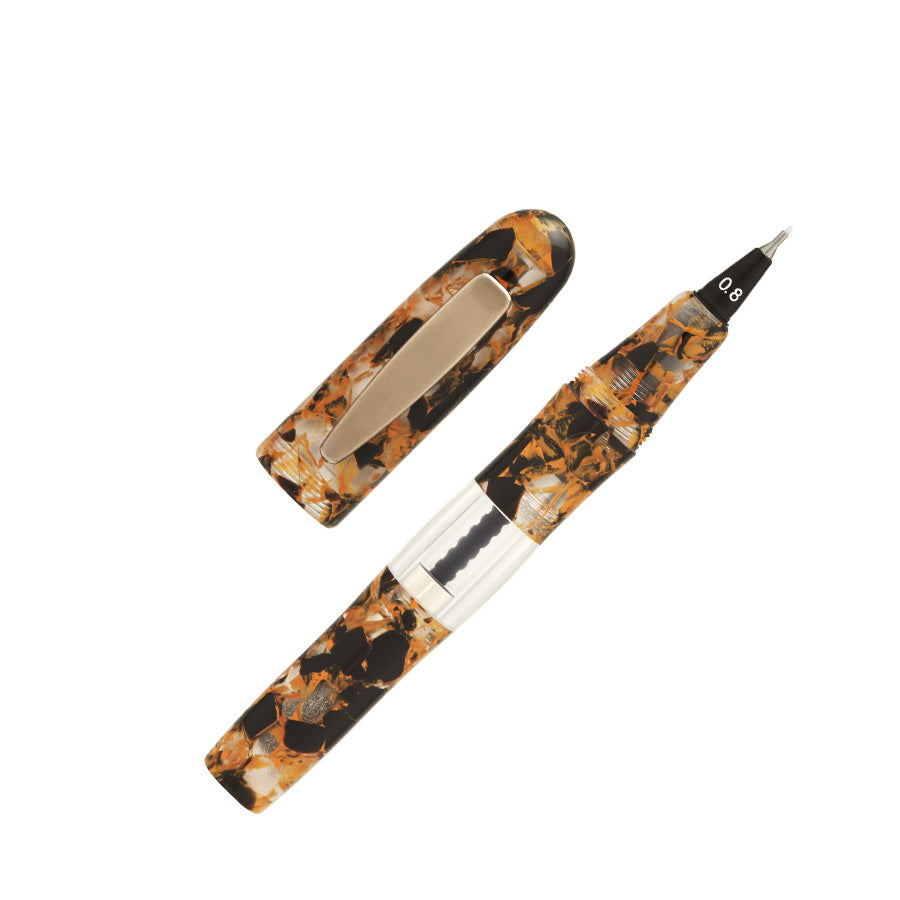 Yookers-Gaia-Fiber-Tip-Pen-OrangeBlack-PenSavings