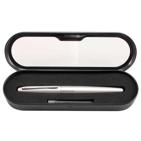 pilot-metropolitan-fountain-pen-silver-case-pensavings