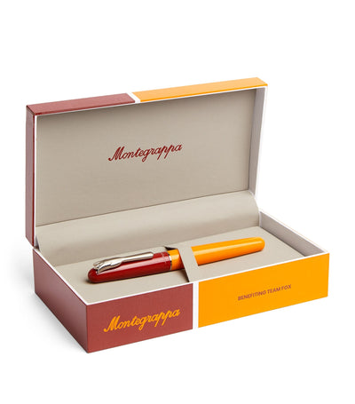 Montegrappa Team Fox Tulip Fountain Pen, Red & Orange