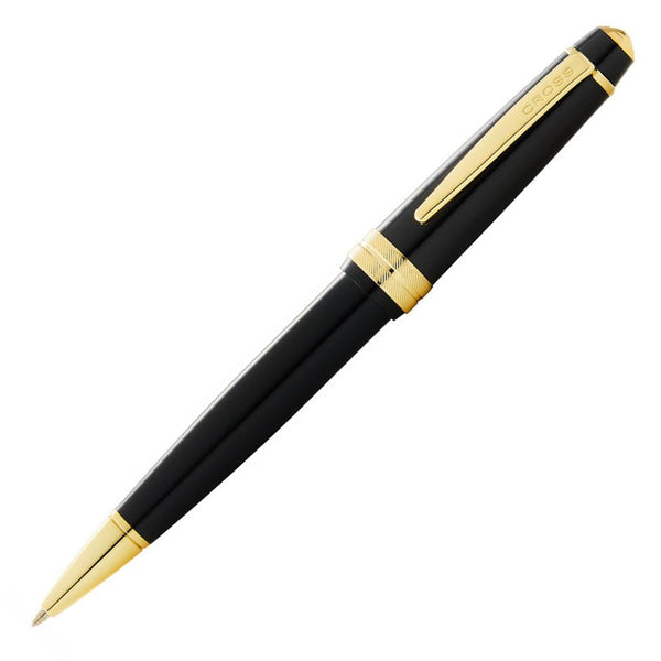 Cross Bailey Light Ballpoint Pen, Polished Black Lacquer & Gold