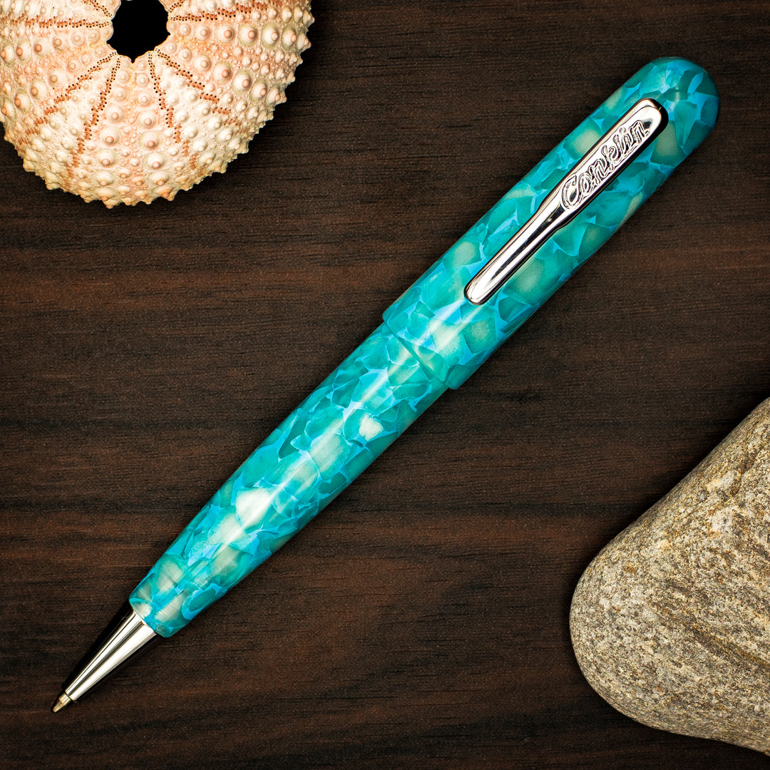 Conklin All American Ballpoint Pen, Turquoise Serenity