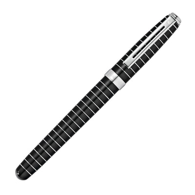Sheaffer Prelude Rollerball Pen, Striped Black Lacquer & Chrome