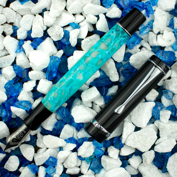 Conklin Duragraph Fountain Pen, Turquoise Nights