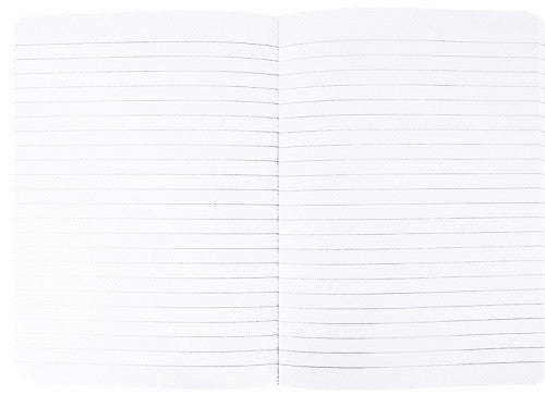 Clairefontaine Basic Notebooks Side Clothbound w/Elastic Closure 6 x 8 ¼ Lined Black 96 sheets