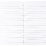 Clairefontaine Basic Notebooks Side Clothbound w/Elastic Closure 6 x 8 ¼ Lined Black 96 sheets